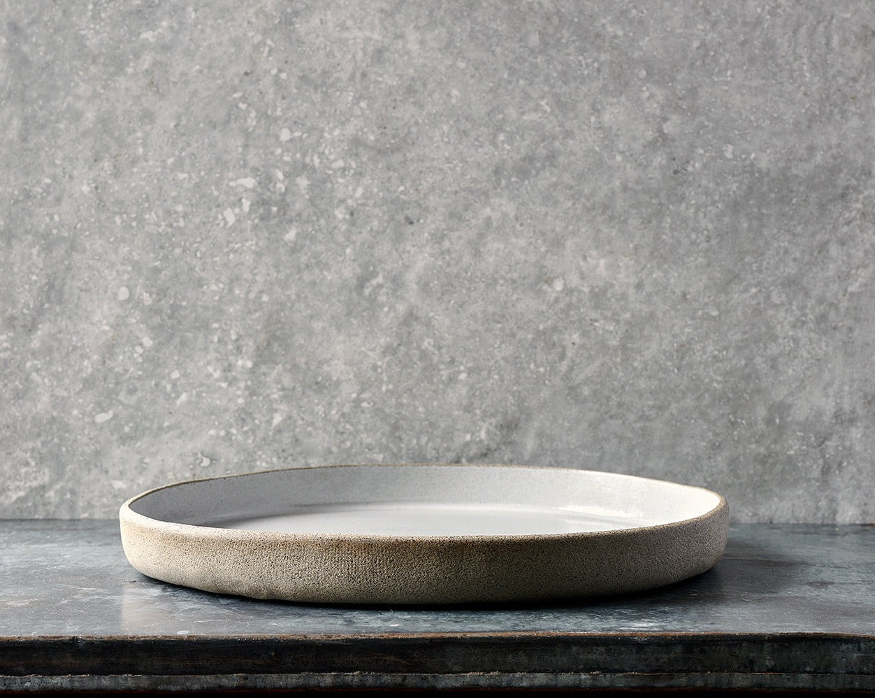BAJA GREY - Baking Dish Round XLarge Low Edge