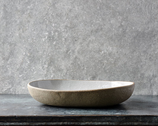 BAJA GREY - Serving Plate Oval Low