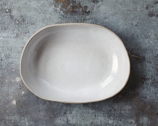 BAJA GREY - Serving Plate Oval